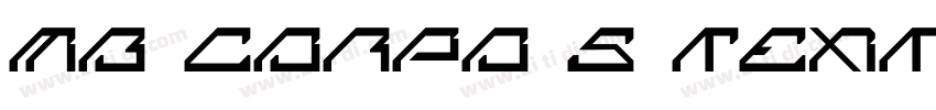 MB Corpo S Text Regu字体转换